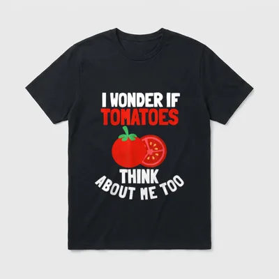 Tomatoes Vegetables Vegan Gardener T-Shirt – Classic T-Shirt in Black