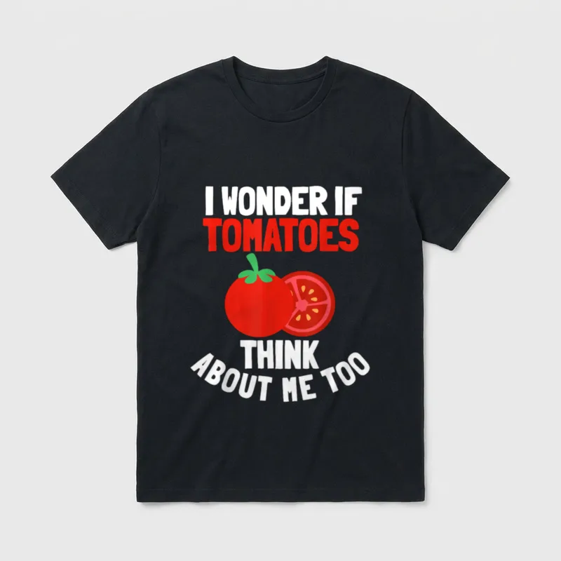 Tomatoes Vegetables Vegan Gardener T-Shirt – Classic T-Shirt in Black