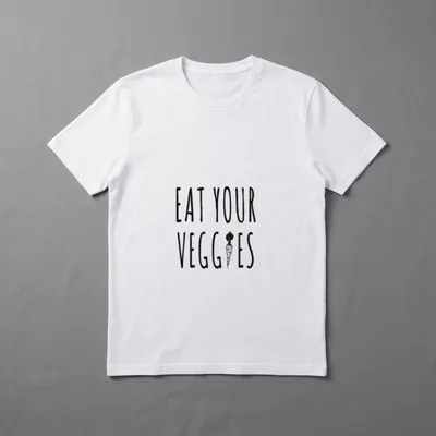 Eat Your Veggies Vegan Veggie & Vegetable Shirts T-Shirt – Classic T-Shirt in Black