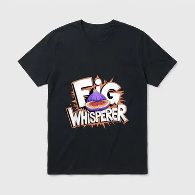 Fig Whisperer Veggie Plant T-Shirt – Classic T-Shirt in Black