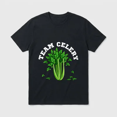 Celery Apium Graveolen Vegetarian T-Shirt – Classic T-Shirt in Black