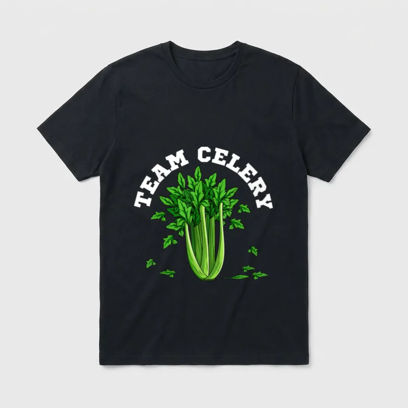 Celery Apium Graveolen Vegetarian T-Shirt – Classic T-Shirt in Black