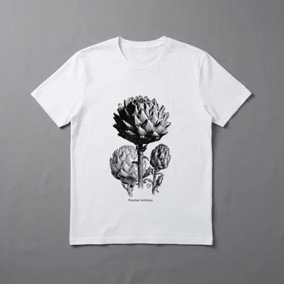 Artichoke Vegetable Vintage Vegetarian T-Shirt – Classic T-Shirt in Black
