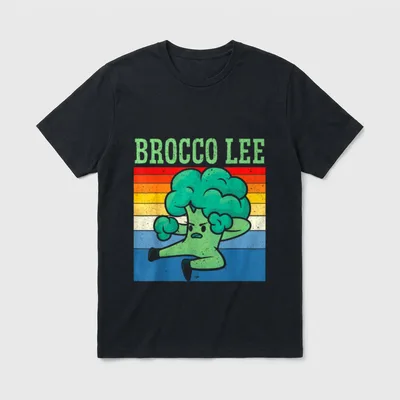 Brocco Lee Vegetable Vegetarian T-Shirt – Classic T-Shirt in Black