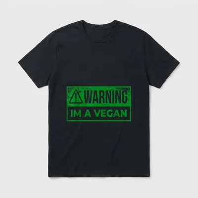 Healthy Vegetable Proud Vegetarian T-Shirt – Classic T-Shirt in Black