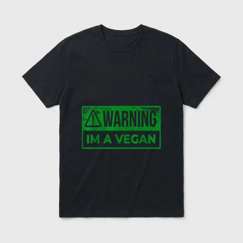 Healthy Vegetable Proud Vegetarian T-Shirt – Classic T-Shirt in Black