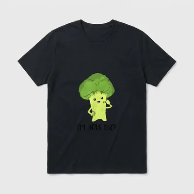 I'm your bro Broccoli vegetarians T-Shirt – Classic T-Shirt in Black