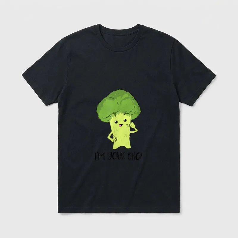 I'm your bro Broccoli vegetarians T-Shirt – Classic T-Shirt in Black