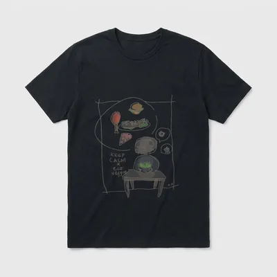 Keep Calm T-Shirt – Classic T-Shirt in Black
