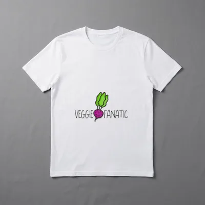 VEGGIE FANATIC T-Shirt – Classic T-Shirt in Black