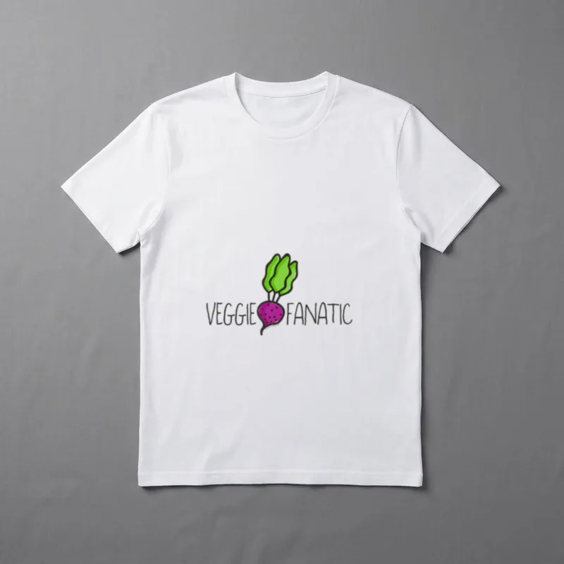 VEGGIE FANATIC T-Shirt – Classic T-Shirt in Black