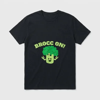 Broccoli Vegetables Vegan Vegetarian T-Shirt – Classic T-Shirt in Black