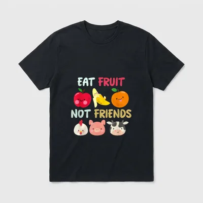 Eat Fruit T-Shirt – Classic T-Shirt in Black