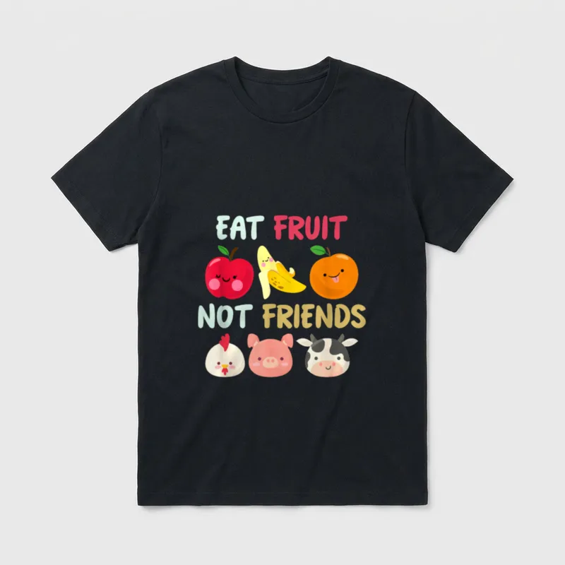 Eat Fruit T-Shirt – Classic T-Shirt in Black