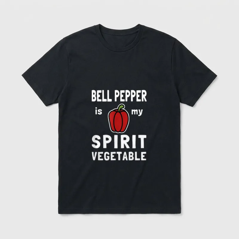 Vegetarian Bell Pepper Spirit T-Shirt – Classic T-Shirt in Black