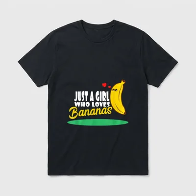 Just a girl who Veggie & Vegetable Shirts T-Shirt – Classic T-Shirt in Black