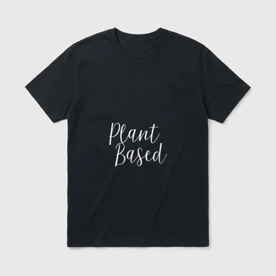 Plant Based WFPB Whole Food Plant Based Shirts T-Shirt – Classic T-Shirt in Black