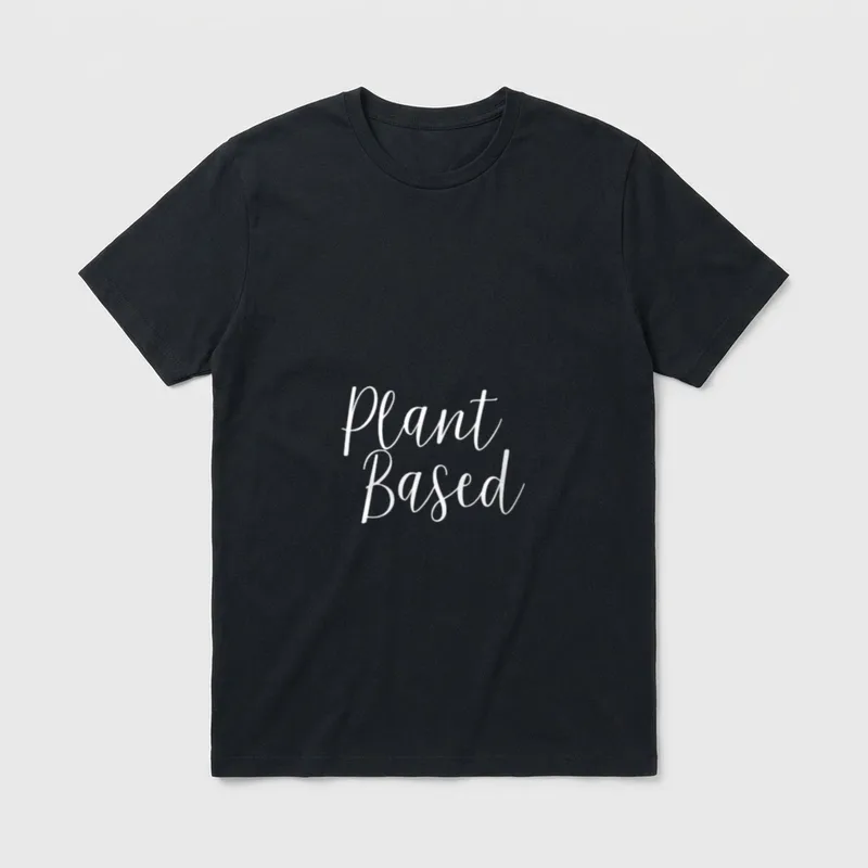 Plant Based WFPB Whole Food Plant Based Shirts T-Shirt – Classic T-Shirt in Black