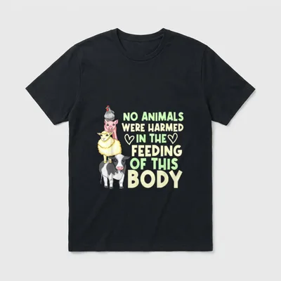 Vegan Vegetarian Lifestyle T-Shirt – Classic T-Shirt in Black