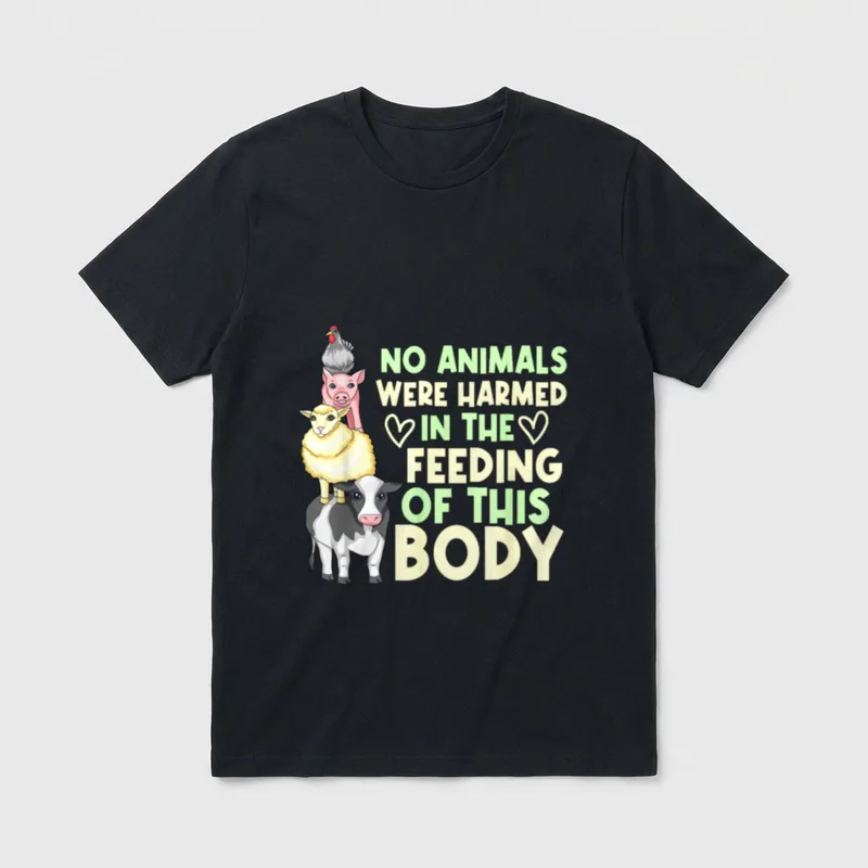 Vegan Vegetarian Lifestyle T-Shirt – Classic T-Shirt in Black