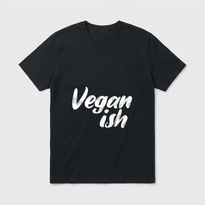 Vegan Ish Veganism Organic T-Shirt – Classic T-Shirt in Black