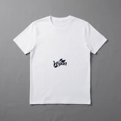 Vegan Logo Emblem Vegan T-Shirt – Classic T-Shirt in Black