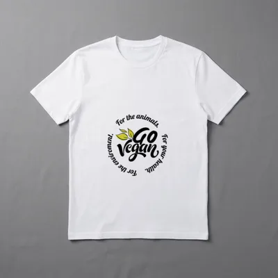 Vegan Plant Based Lifestyle T-Shirt – Classic T-Shirt in Black