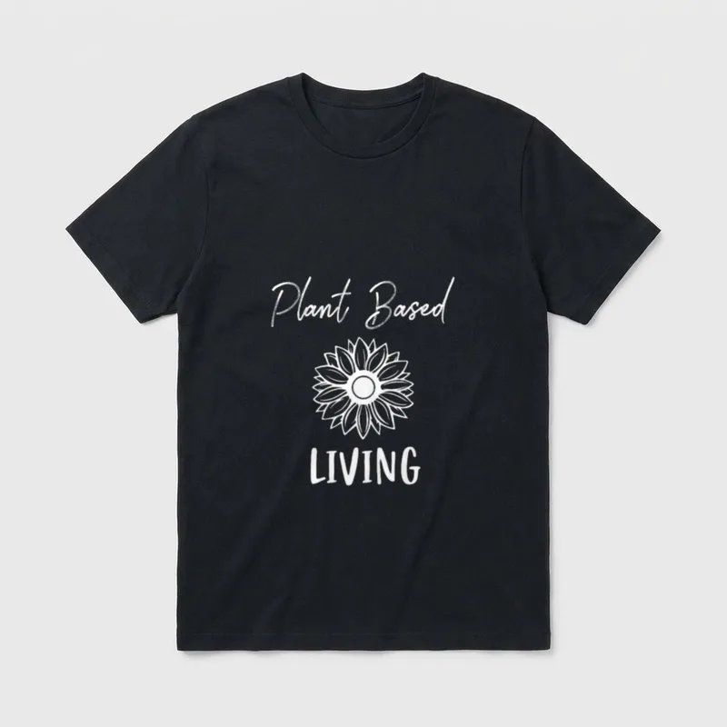 Fun Plant Based Living T-Shirt – Classic T-Shirt in Black
