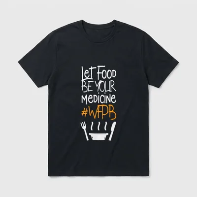 Let Food Whole Food Plant Based Shirts T-Shirt – Classic T-Shirt in Black