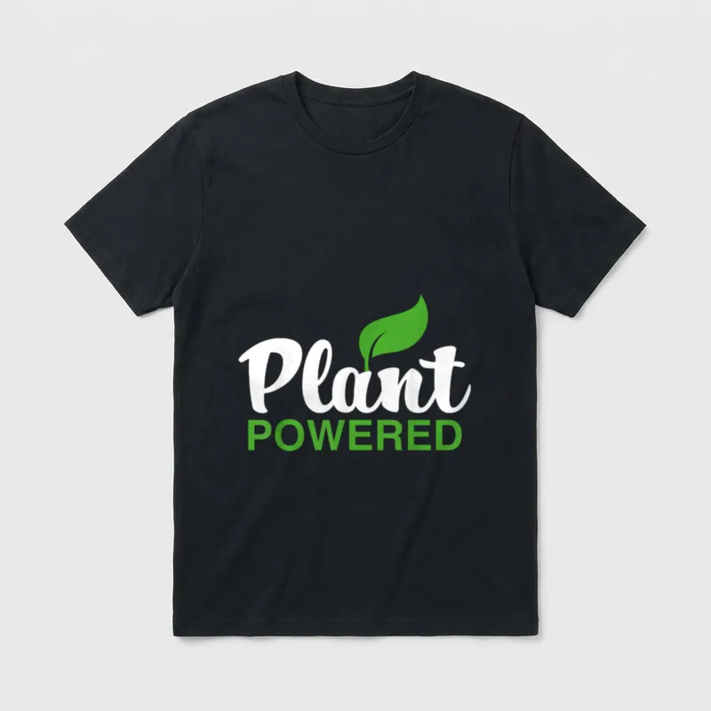 Vegan WFPB Vegetarian Based T-Shirt – Classic T-Shirt in Black