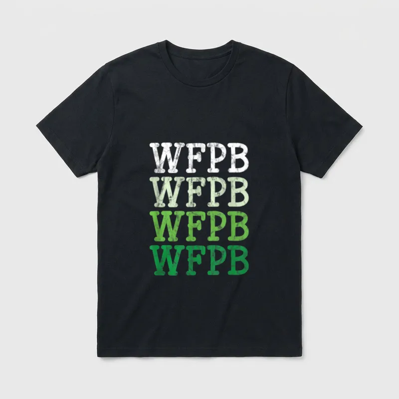 WFPB Whole Food Plant Based T-Shirt – Classic T-Shirt in Black