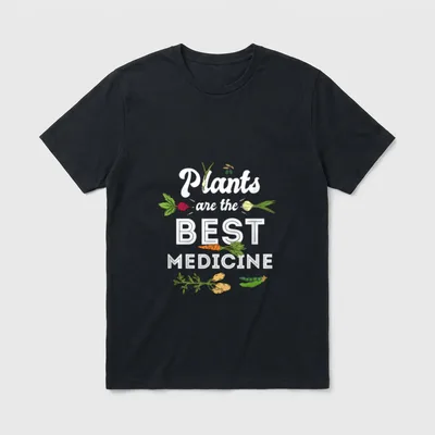 Plants Are The Best Whole Food Plant Based Shirts T-Shirt – Classic T-Shirt in Black