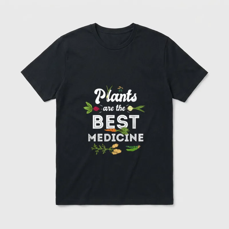 Plants Are The Best Whole Food Plant Based Shirts T-Shirt – Classic T-Shirt in Black